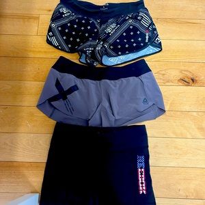 3 Reebok shorts